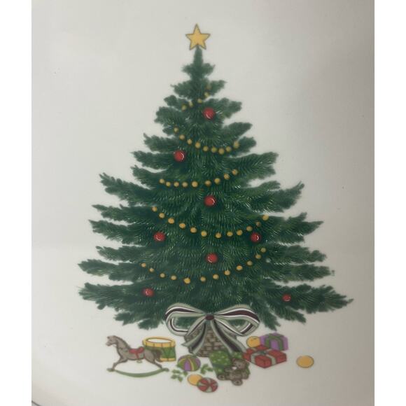 Mikasa Christmas Story CAB08 Round Chop Serving Platter Plate 12 3/4" - Picture 5 of 7